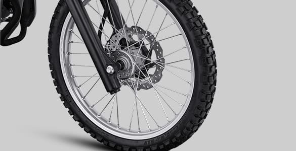 Dual Purpose Tire With Aluminium Rims